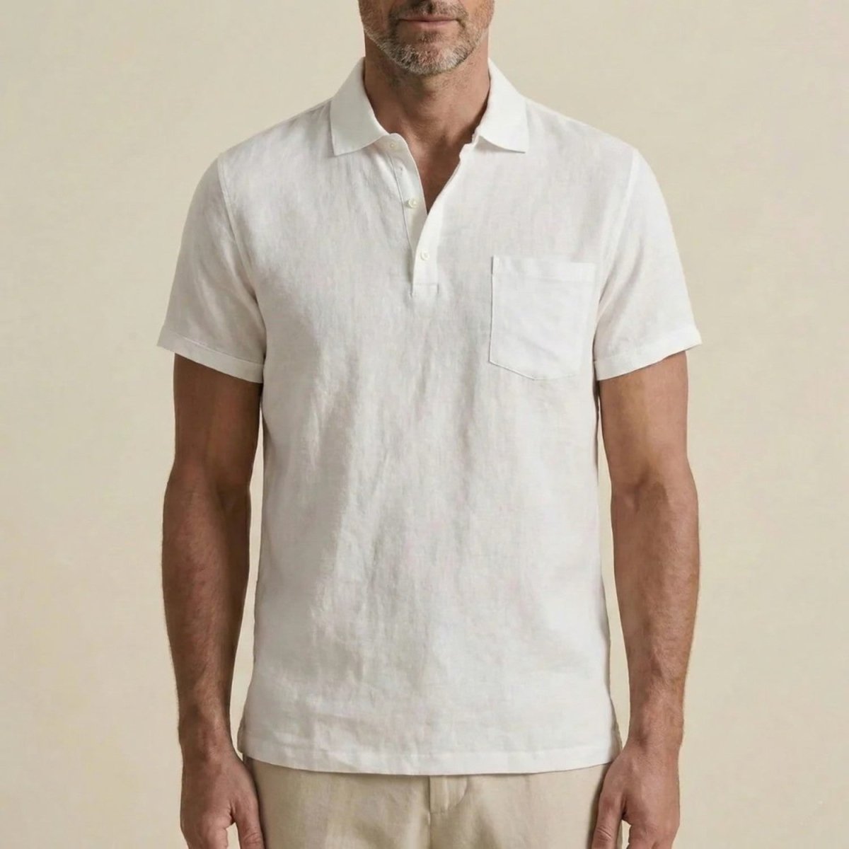 Premium Linen Polo for Men - Polo Shirts - Wild Eye Vision