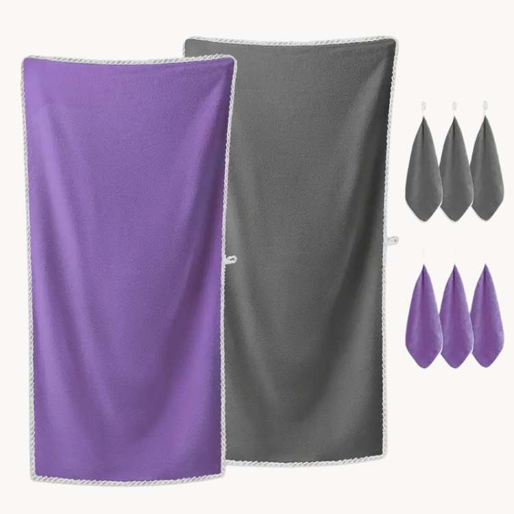 PureComfort 8 - Piece Bath Towel Set - Towel Set - Wild Eye Vision