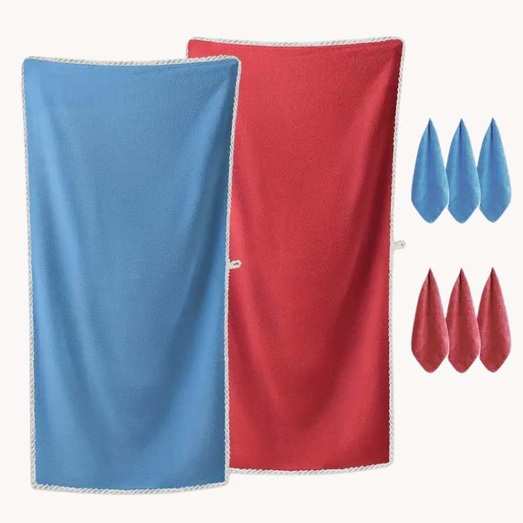 PureComfort 8 - Piece Bath Towel Set - Towel Set - Wild Eye Vision