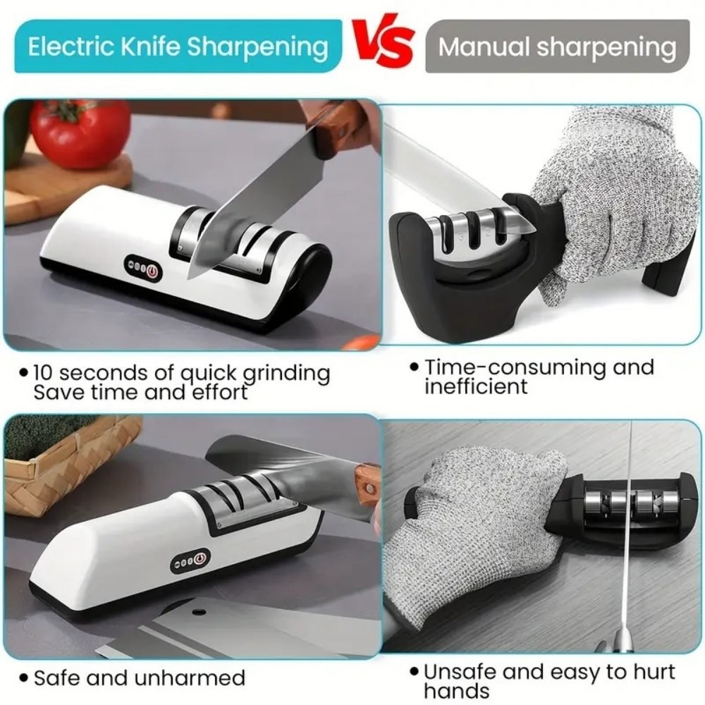 Rechargeable Knife Sharpener - Knife Sharpener - Wild Eye Vision