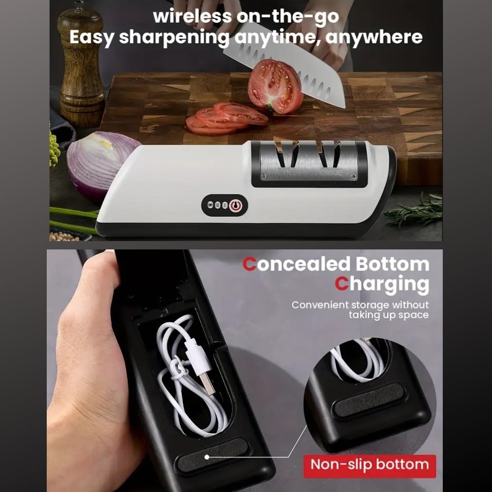 Rechargeable Knife Sharpener - Knife Sharpener - Wild Eye Vision