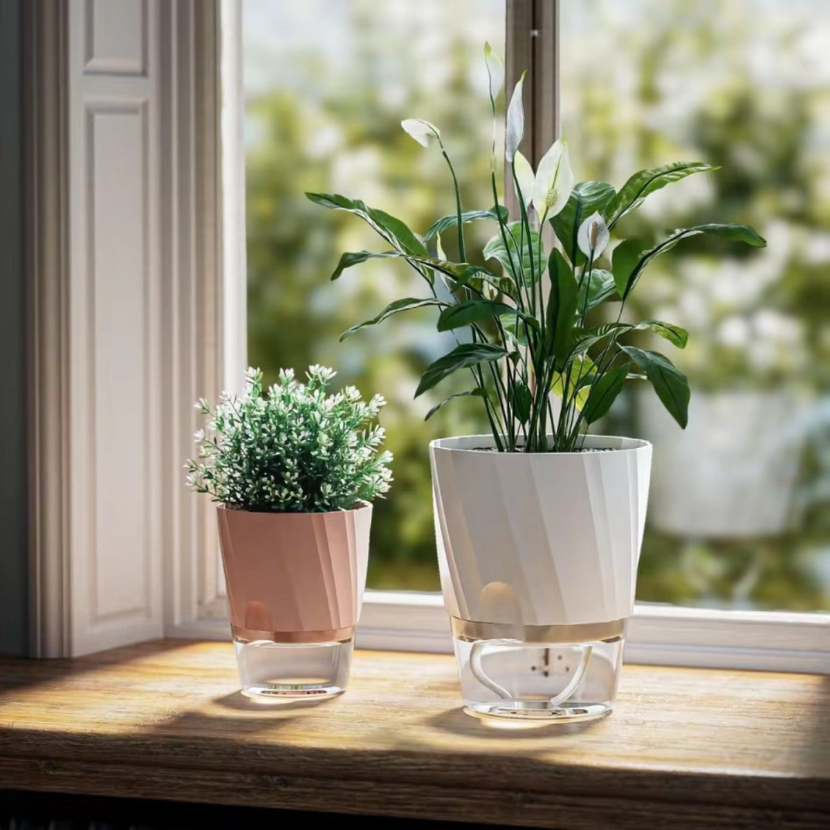 Self - Watering Flowerpot for Clean Indoor Gardening - Flowerpot - Wild Eye Vision
