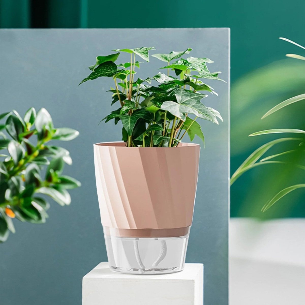 Self - Watering Flowerpot for Clean Indoor Gardening - Flowerpot - Wild Eye Vision