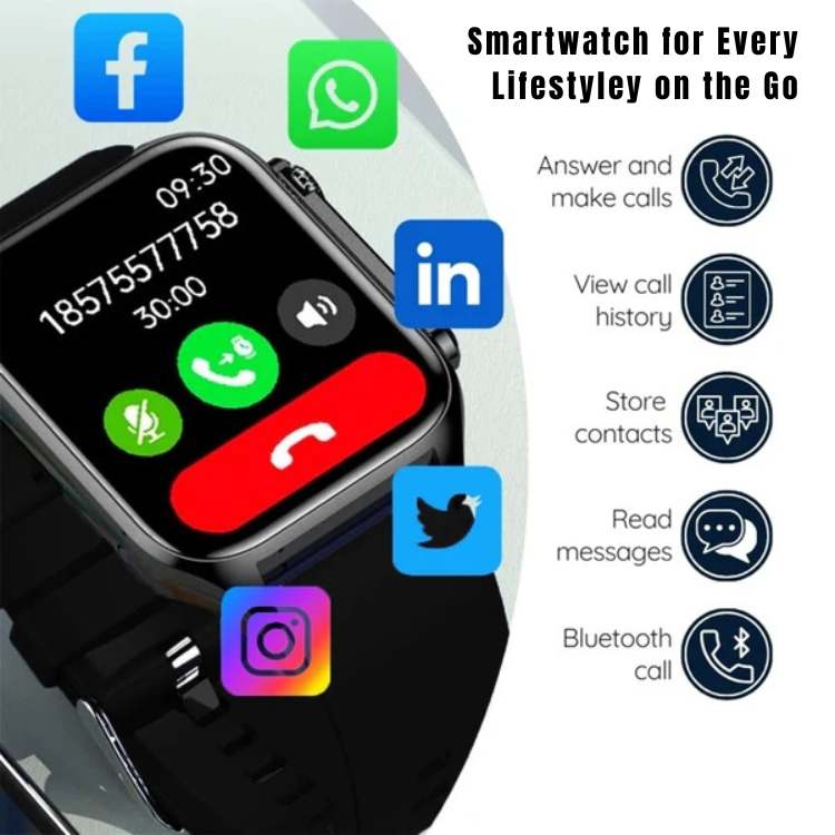 Smart Lifestyle Health Tracking Watch - Health Tracking Watch - Wild Eye Vision