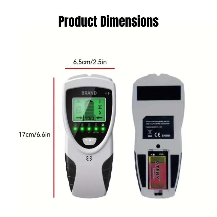 SmartScan 5 - in - 1 Stud Detector - Stud Detector - Wild Eye Vision