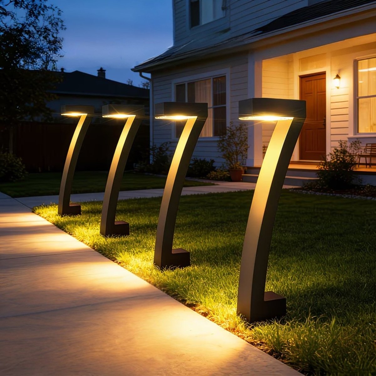 Solar LED Pathway Lawn Lights - Garden Lights Outdoor - Wild Eye Vision
