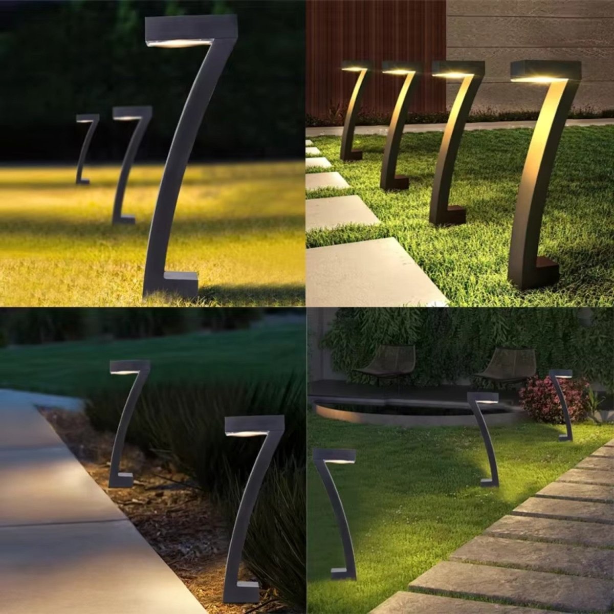 Solar LED Pathway Lawn Lights - Garden Lights Outdoor - Wild Eye Vision