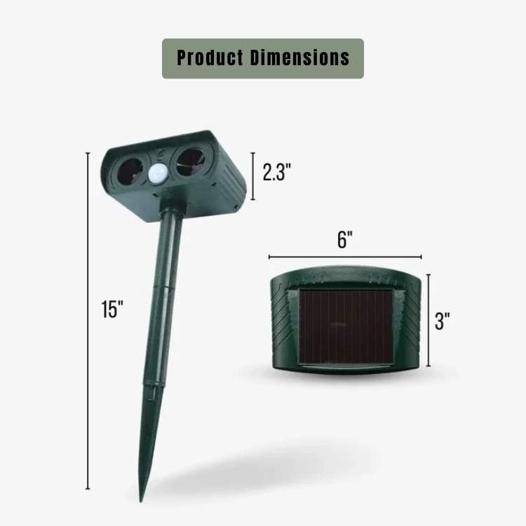 Solar - Powered Ultrasonic Pest Repeller - Ultrasonic Pest Repeller - Wild Eye Vision