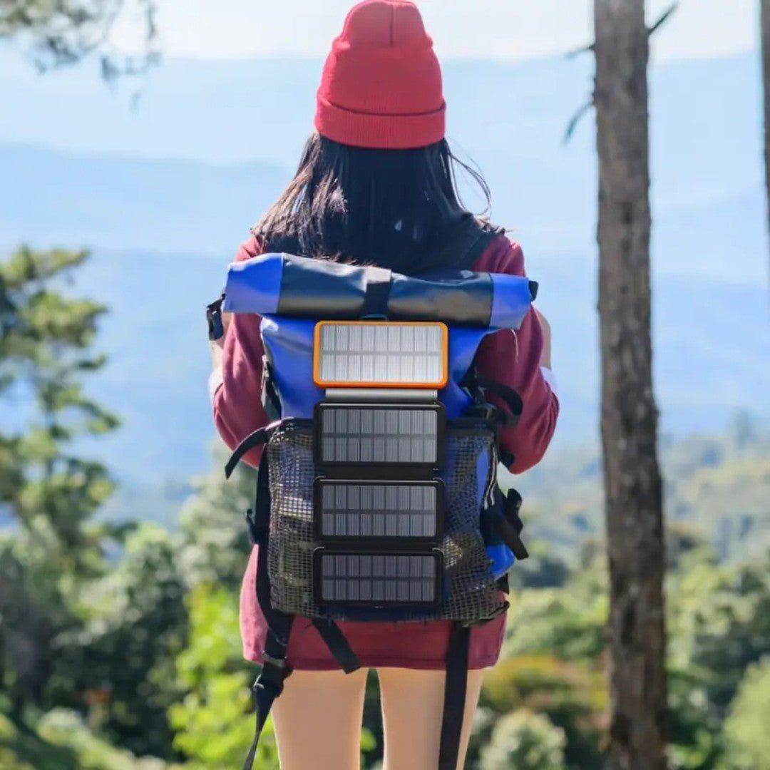 SolMate – 20,000mAh Solar Power Bank with Dual USB & LED Light - Solar Power Bank - Wild Eye Vision
