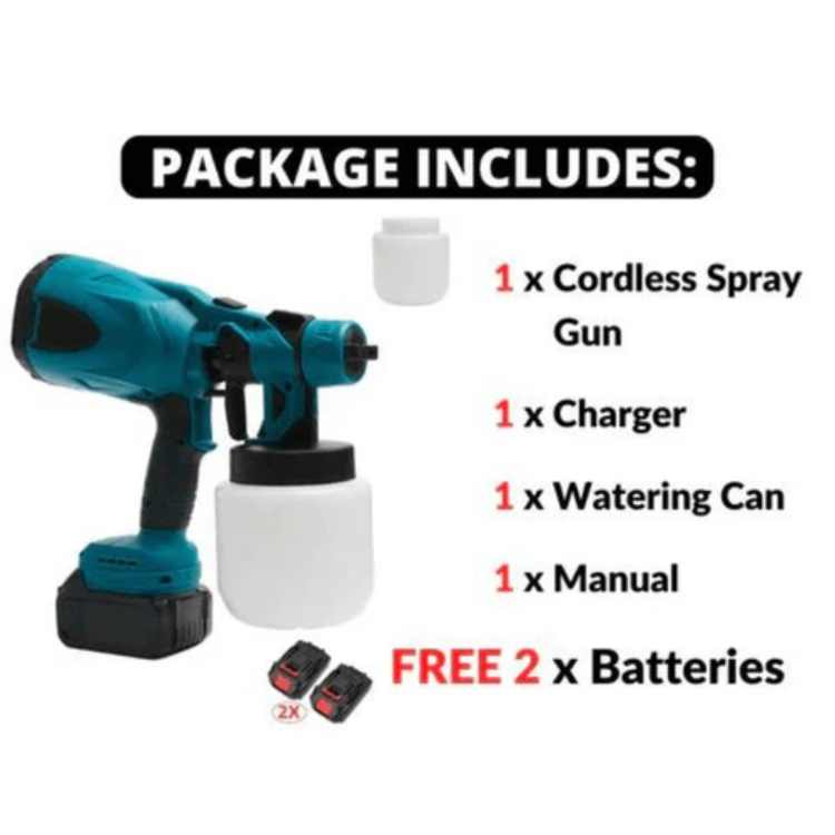 SprayMaster Cordless Paint Sprayer - Cordless Paint Sprayer - Wild Eye Vision