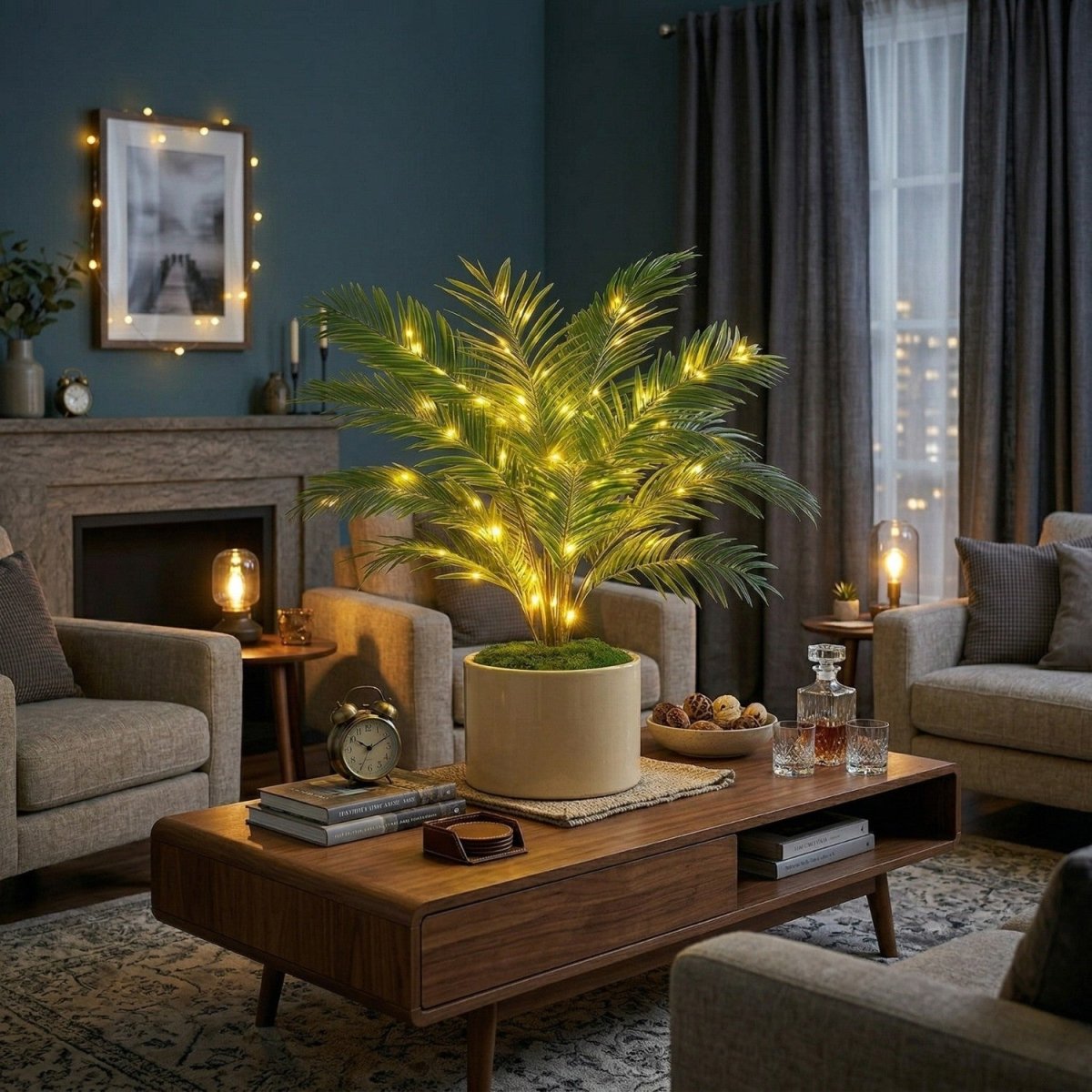 Tropical Palm Light Table Lamp - Table Lamp - Wild Eye Vision