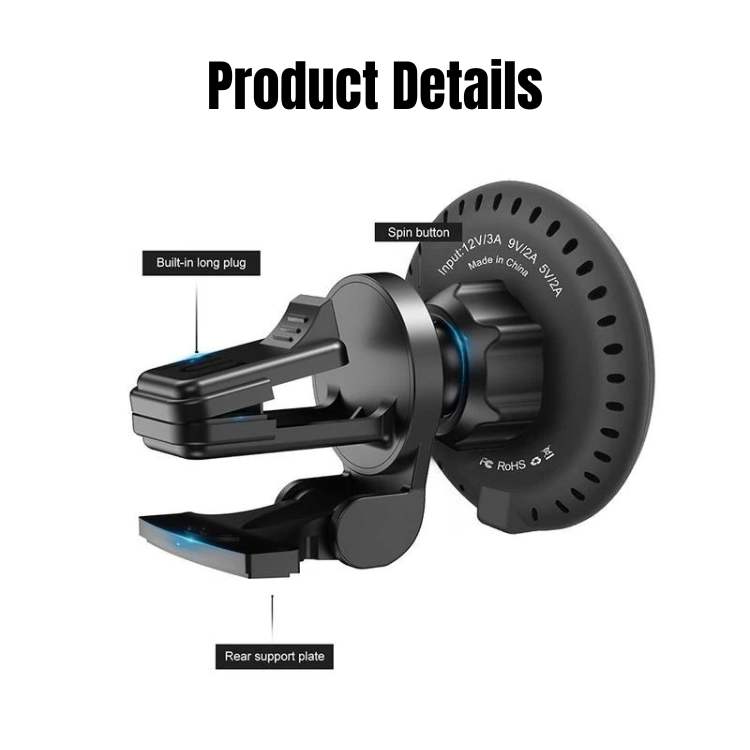 TurboMag Pro Wireless Car Charger - Car Charger - Wild Eye Vision