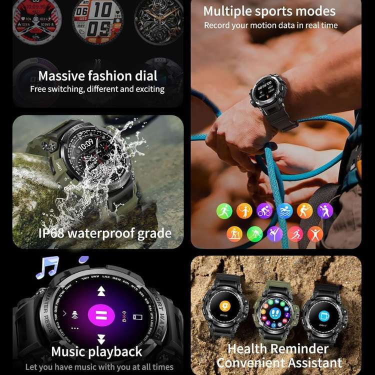 Ultimate Outdoor Waterproof Smart Watch - Smart Watch - Wild Eye Vision