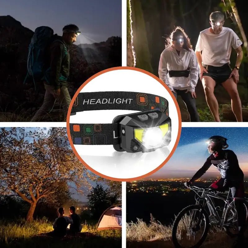 Ultra - Bright Motion - Sensor Headlamp - 2 Pack - Ultra - Bright Headlamp - Wild Eye Vision