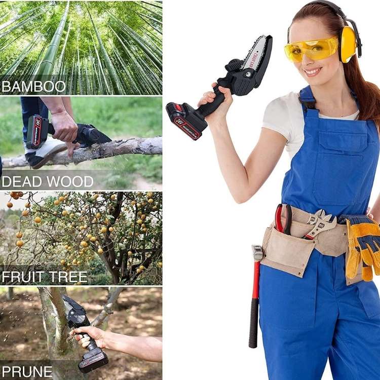 UltraSharp 24V Mini Chainsaw (Two Batteries) - Mini Chainsaw - Wild Eye Vision