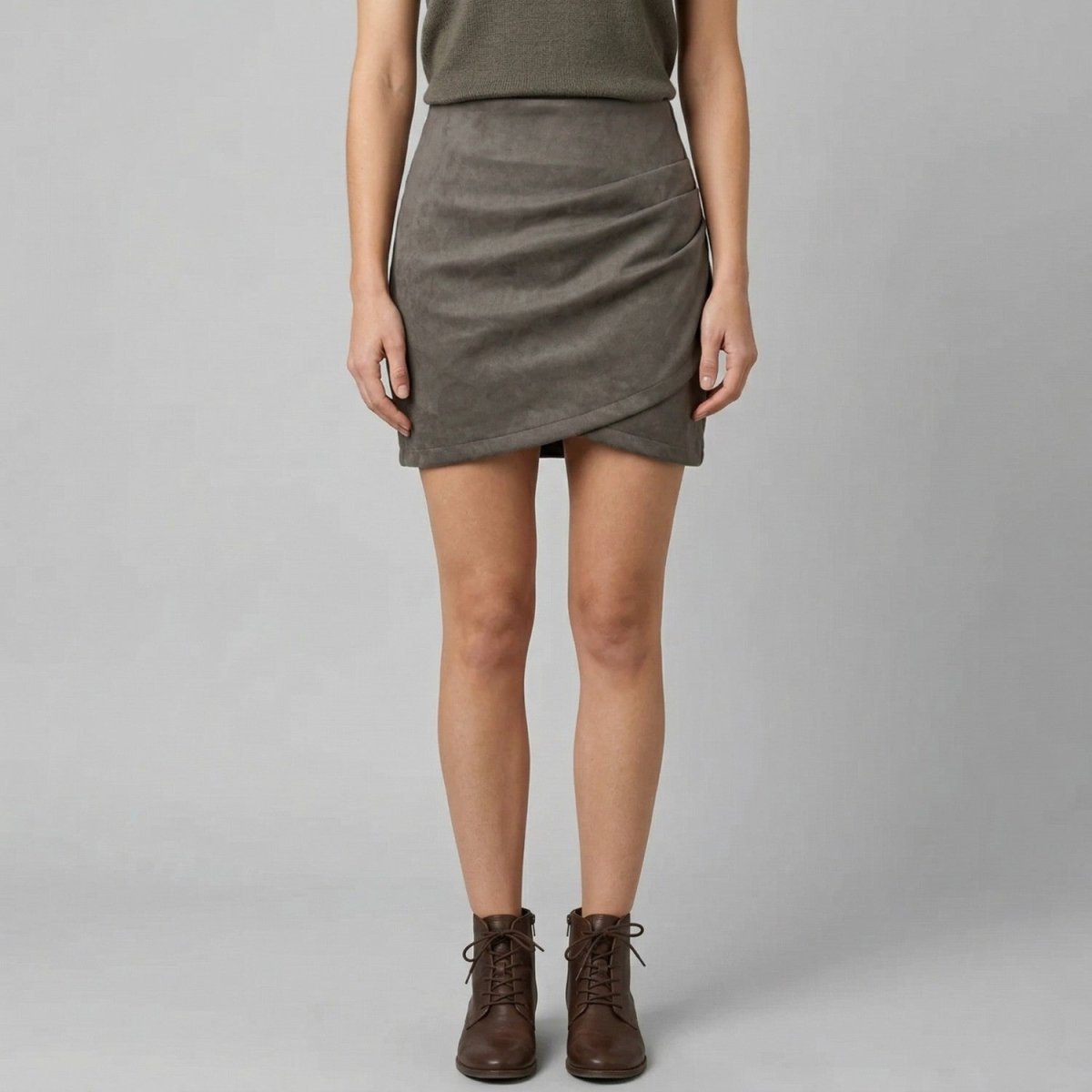 Velvet Wrap Mini Skirt - Skirt - Wild Eye Vision