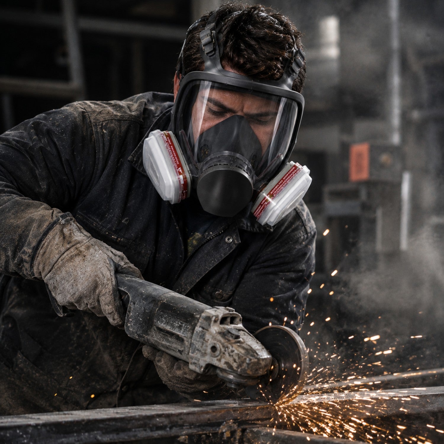 Full Face Gas Respirator Mask