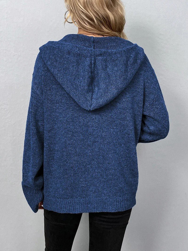 Women's Button Front Knit Cardigan - Women Knit Cardigan - Wild Eye Vision