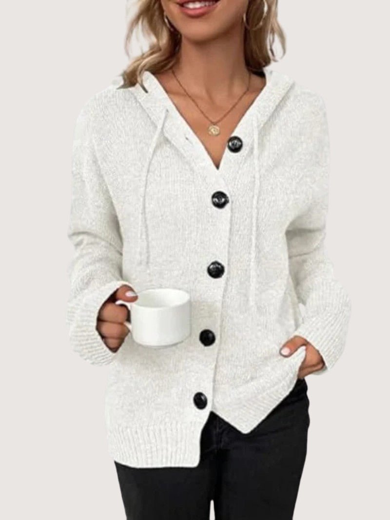 Women's Button Front Knit Cardigan - Women Knit Cardigan - Wild Eye Vision