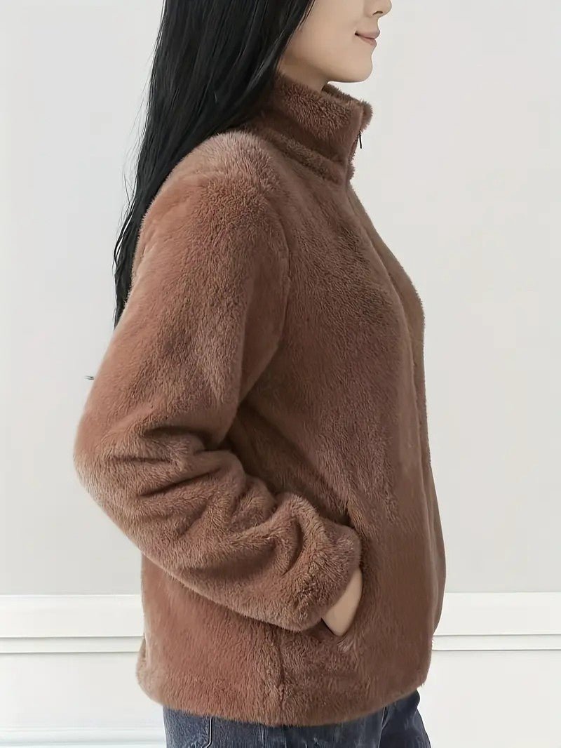 Women’s Light Fleece Winter Jacket - Women's Winter Jacket - Wild Eye Vision