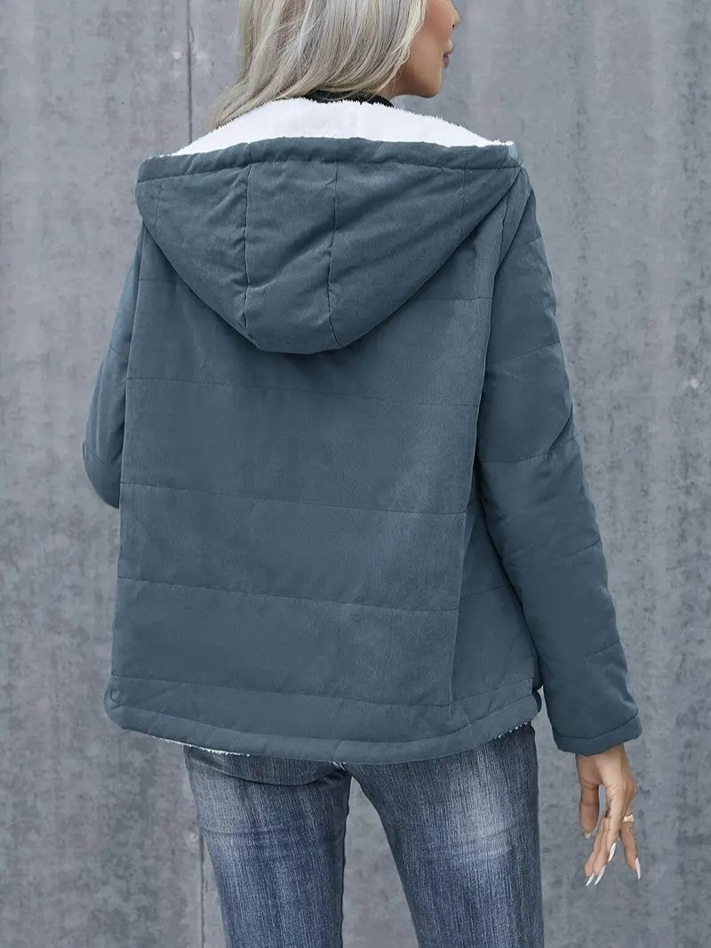 Women’s Lightweight Hooded Winter Jacket - Women's Winter Jacket - Wild Eye Vision