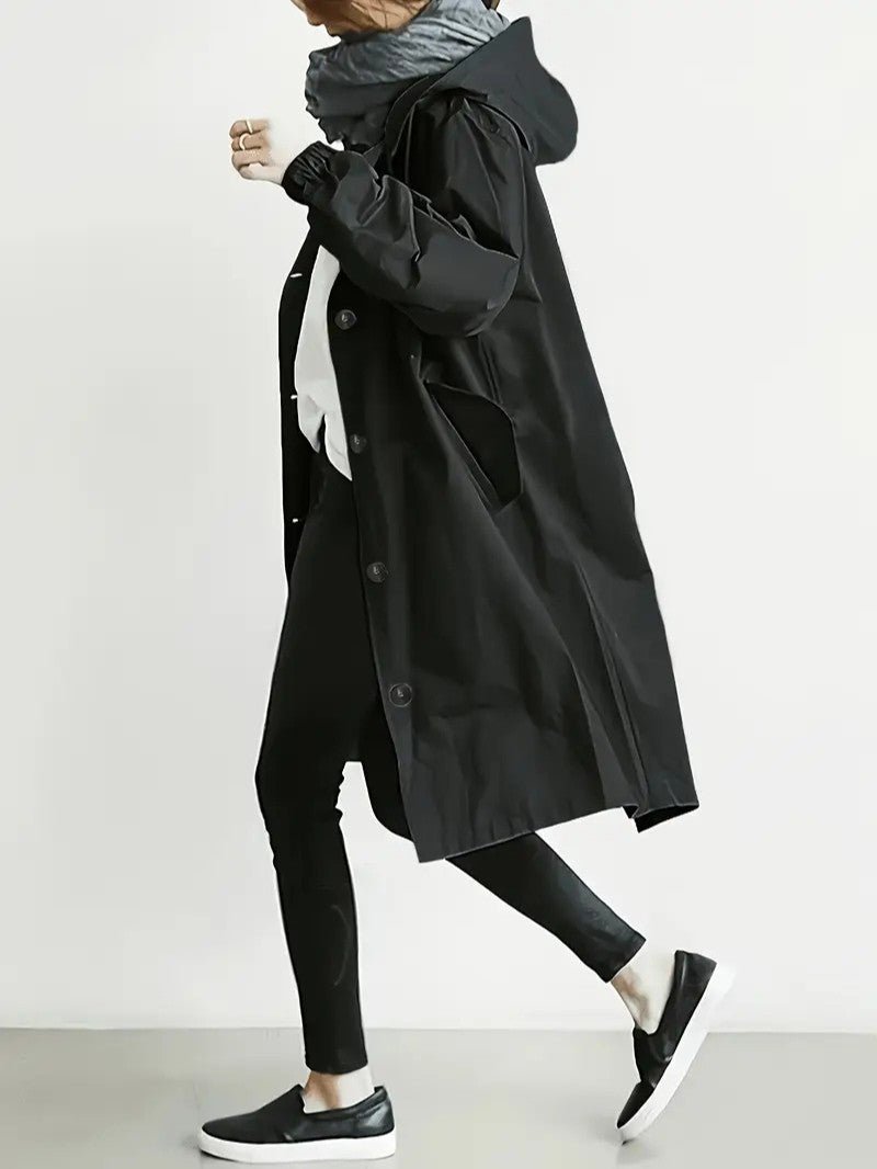 Women's Long Hooded Coat - Women's Coat - Wild Eye Vision