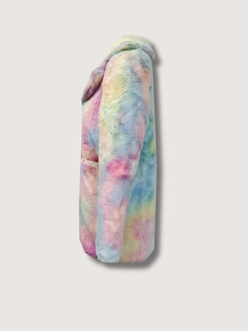 Women's Plush Button Winter Coat - Women's Coat - Wild Eye Vision