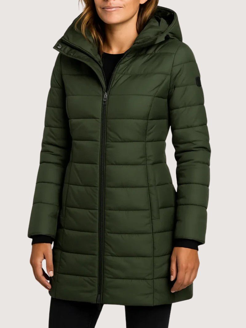 Women's Quilted Hooded Coat - Women's Coat - Wild Eye Vision