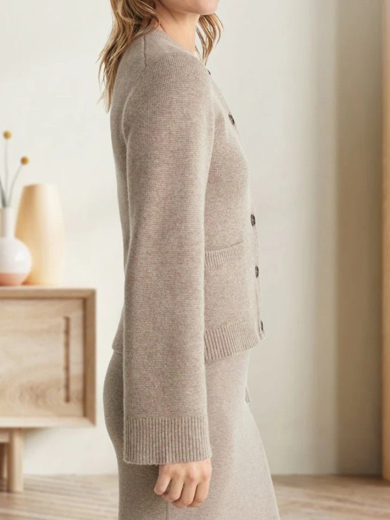 Women's Slim Fit Button Cardigan - Women Cardigan - Wild Eye Vision