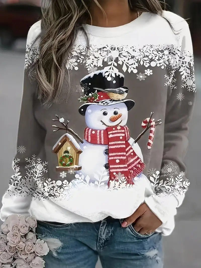 Women’s Snowman Christmas Jumper - Ladies Christmas Jumpers - Wild Eye Vision