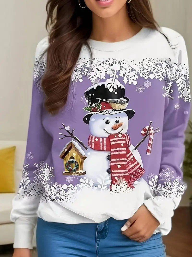 Women’s Snowman Christmas Jumper - Ladies Christmas Jumpers - Wild Eye Vision