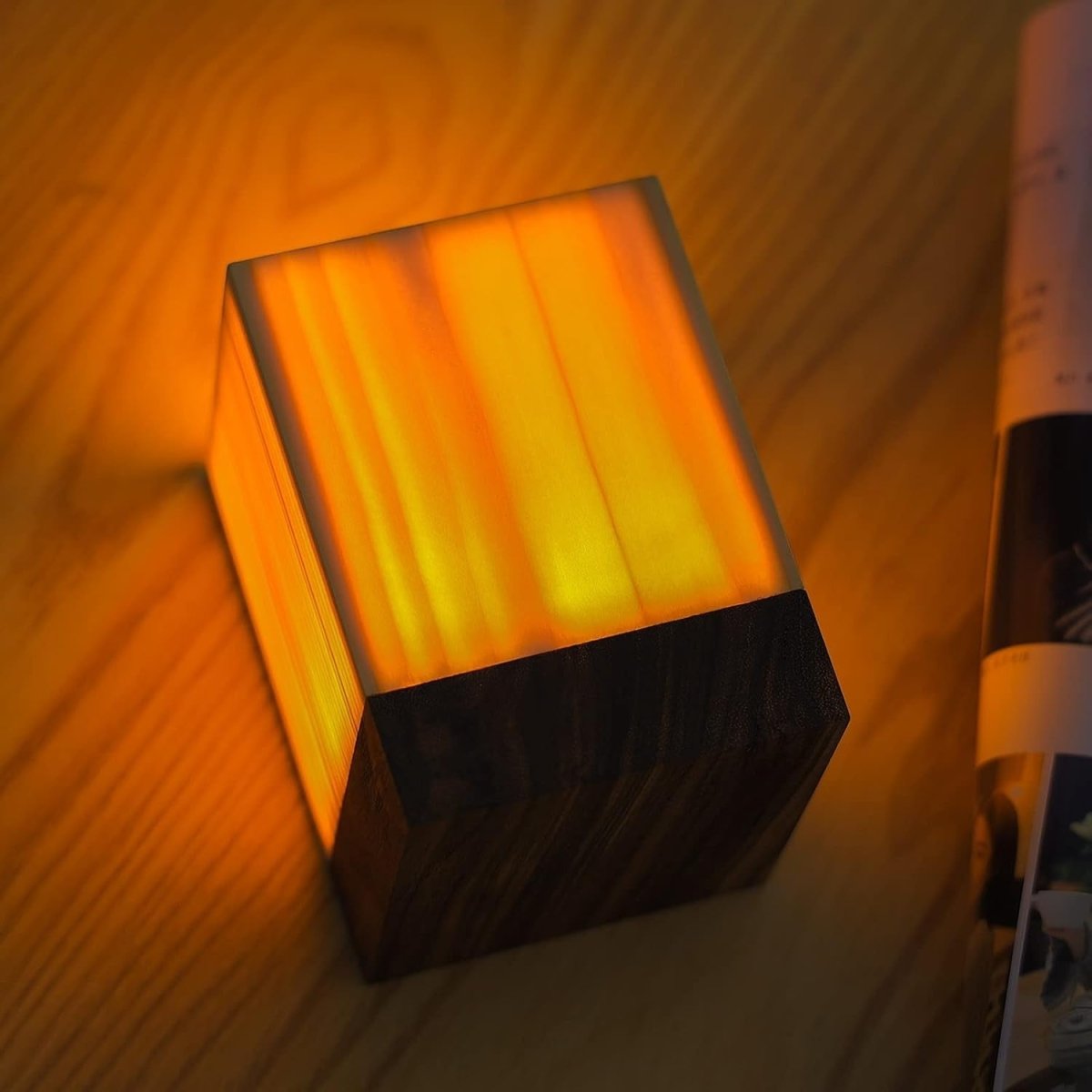 Wood Style LED Touch Table Lamp - Bedside Lamp - Wild Eye Vision