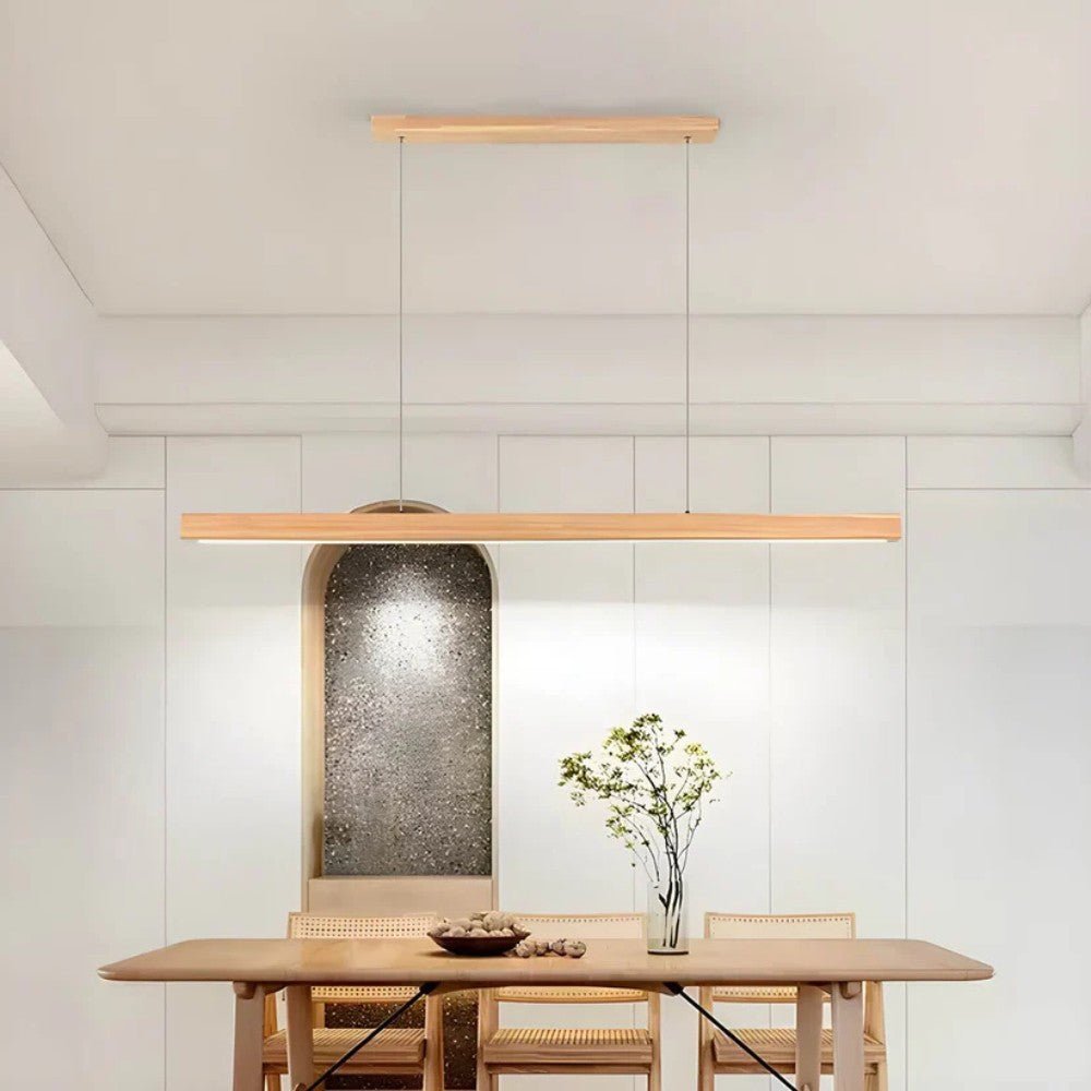 Wooden Linear Pendant Light for Kitchen - Pendant Light - Wild Eye Vision