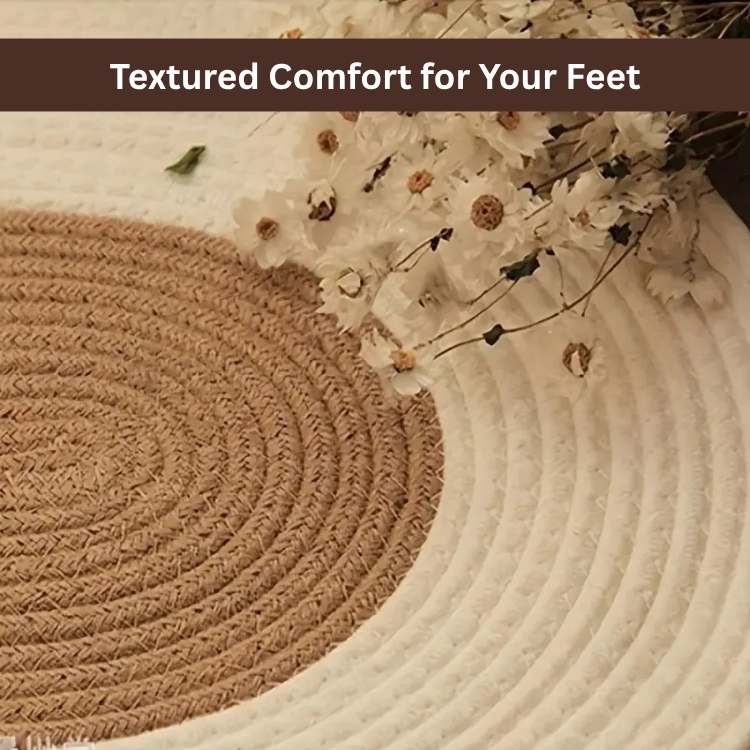 WovenNest Oval Braided Floor Mat - Mat - Wild Eye Vision