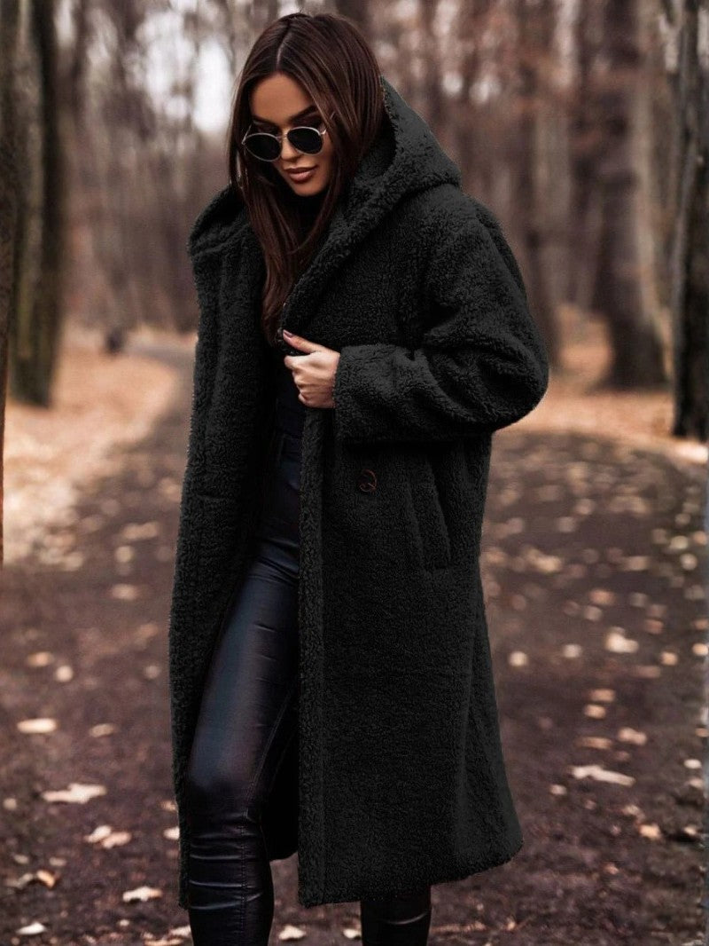 Lightweight Hooded Teddy Winter Coat