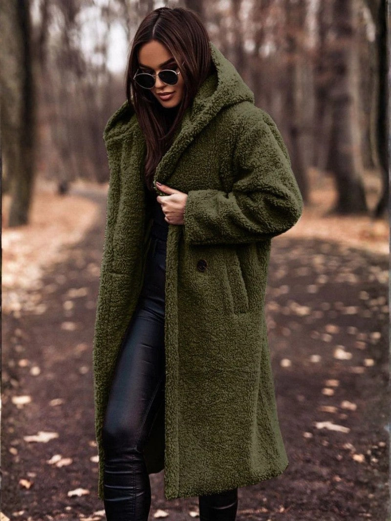 Lightweight Hooded Teddy Winter Coat