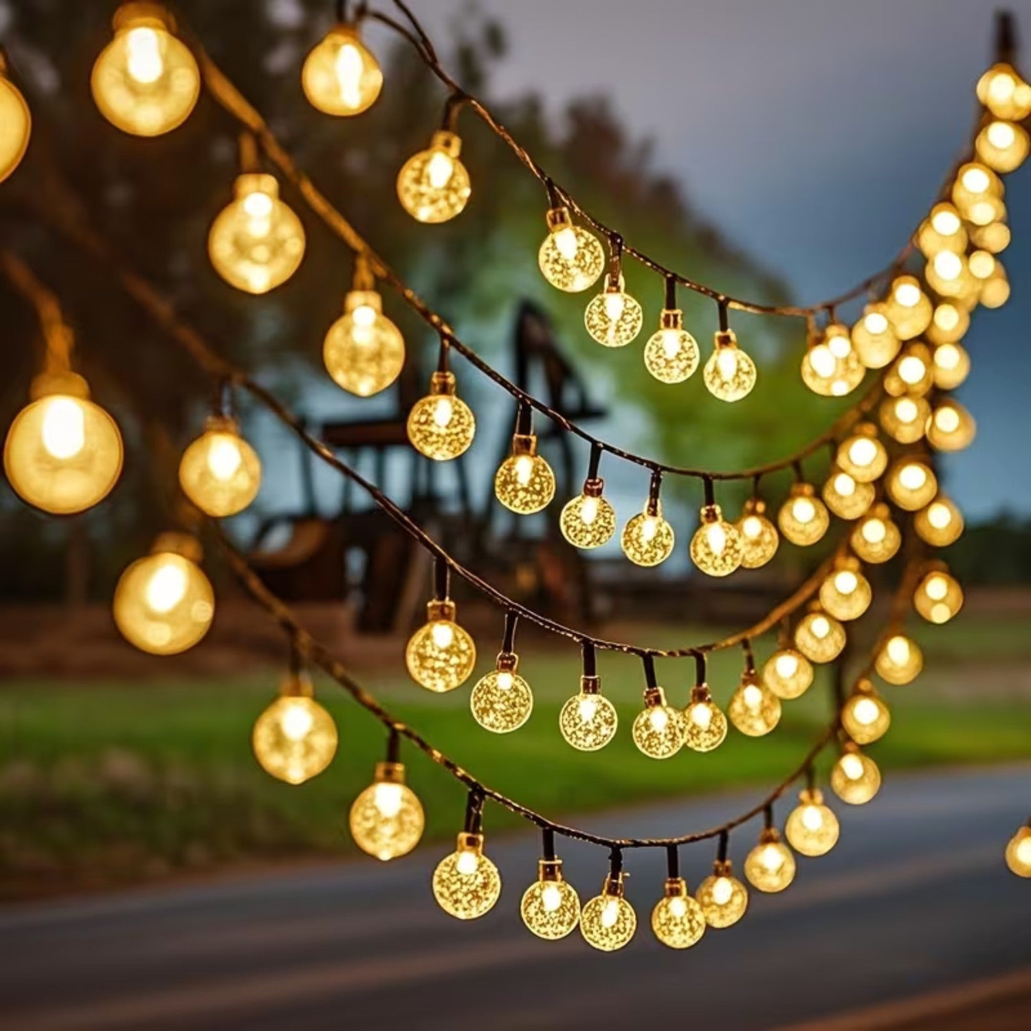 Solar Globe String Fairy Lights
