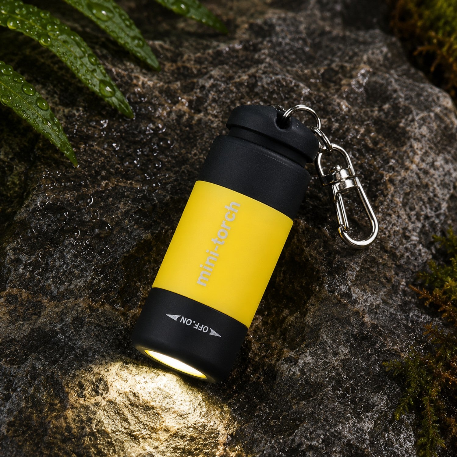 USB Rechargeable Mini Keychain Flashlight
