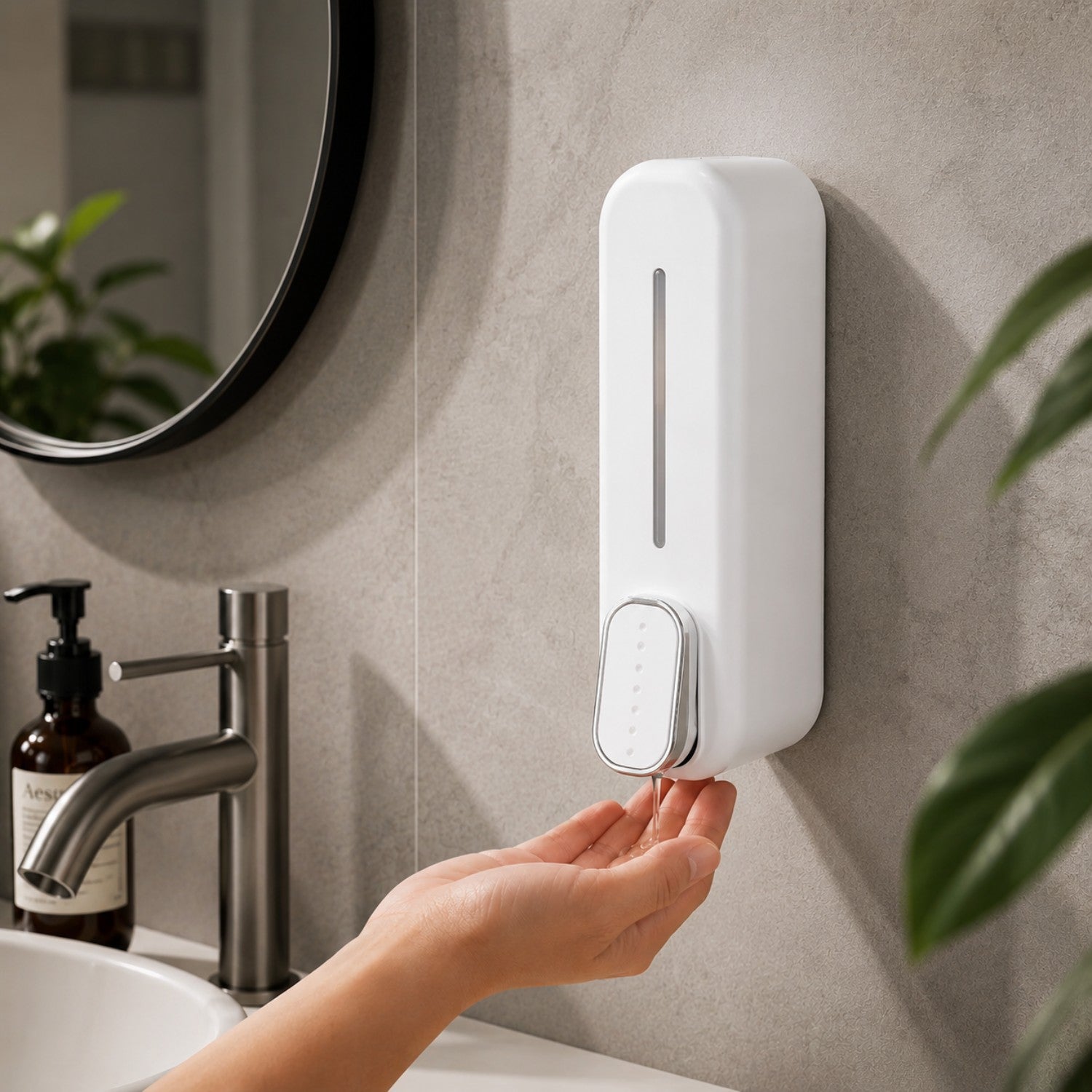 Wall Mounted Manual Soap Dispenser