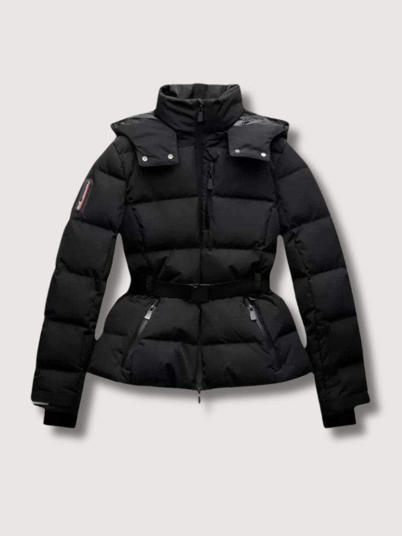 Women's Belted Insulated Puffer Jacket