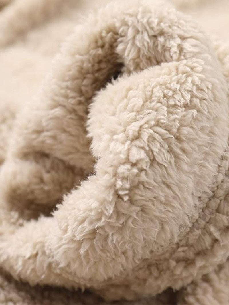 Lightweight Hooded Teddy Winter Coat