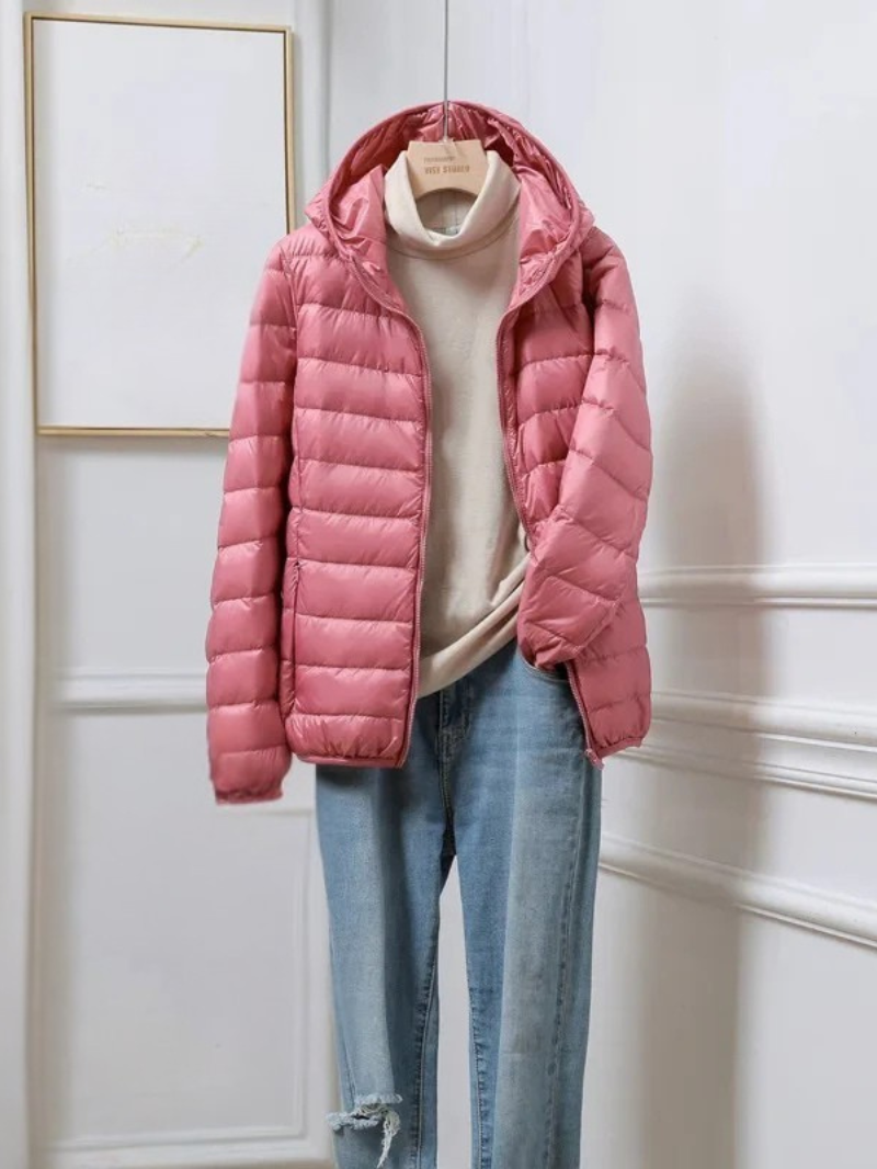 Women’s Lightweight Hooded Puffer Jacket