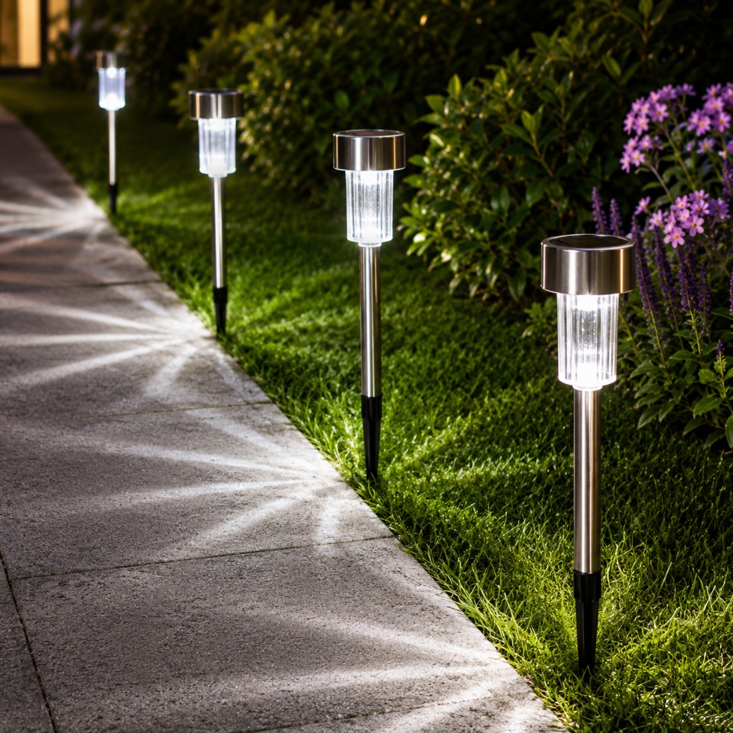 Solar LED Garden Path Lights