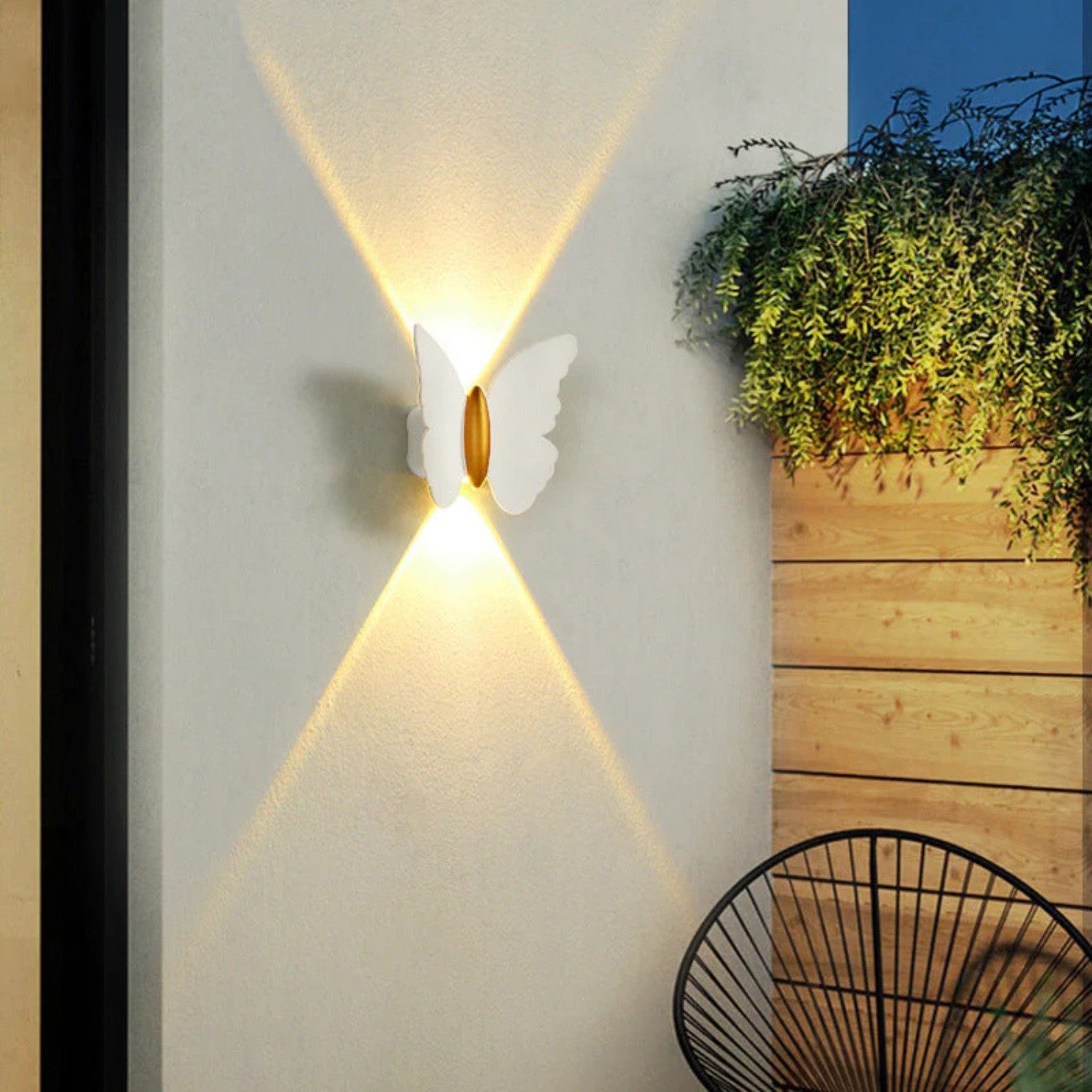 Butterfly Glow Wall Light