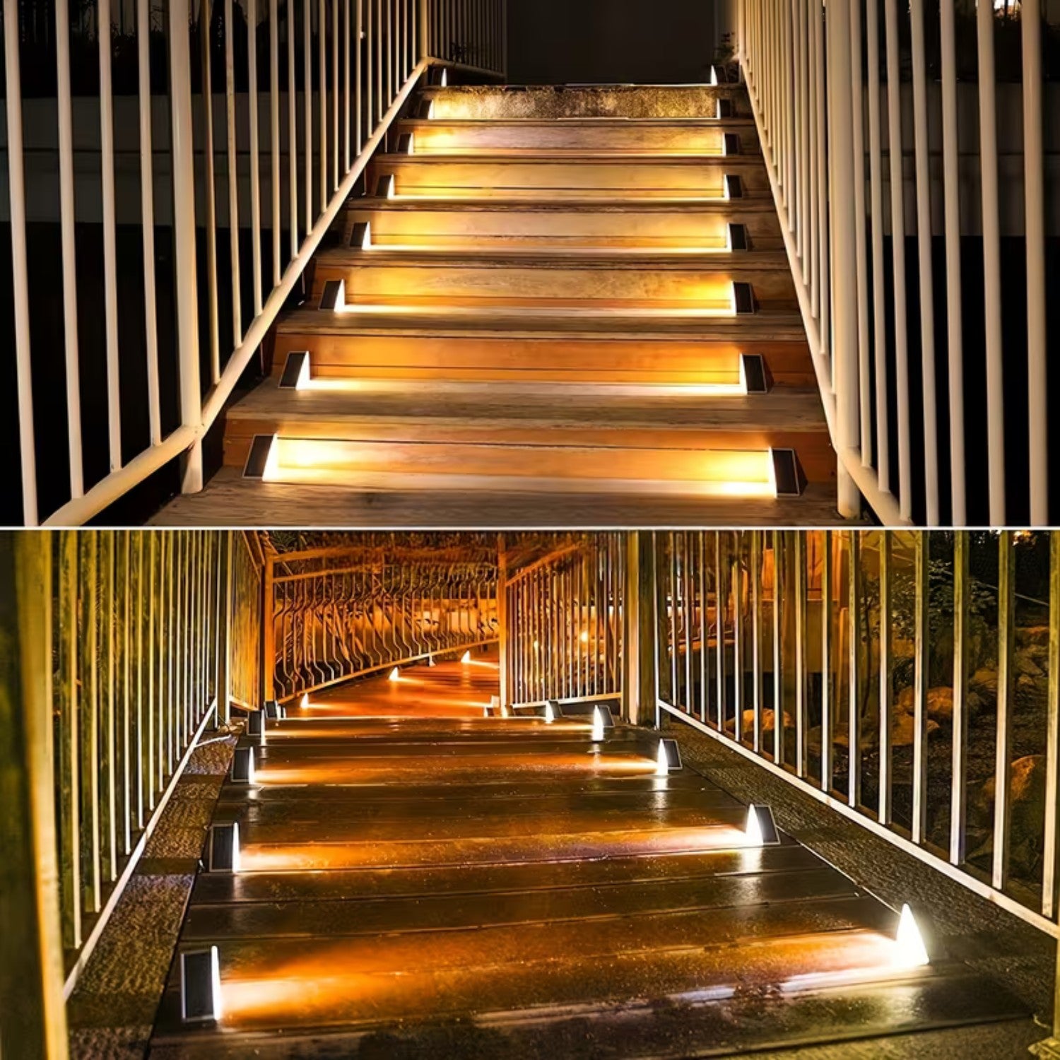 Solar LED Stair Lights