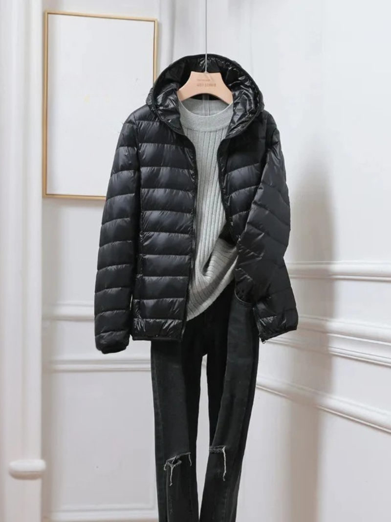 Women’s Lightweight Hooded Puffer Jacket