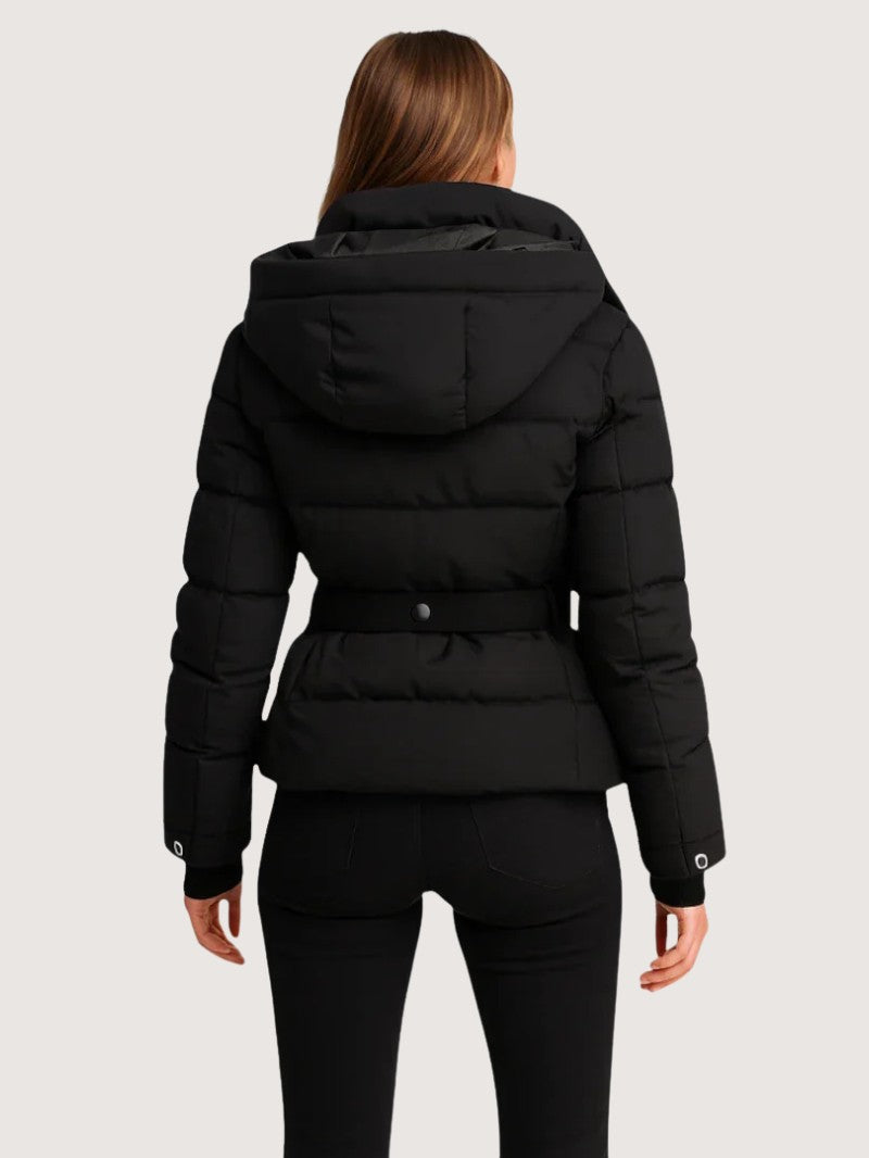 Women's Belted Insulated Puffer Jacket