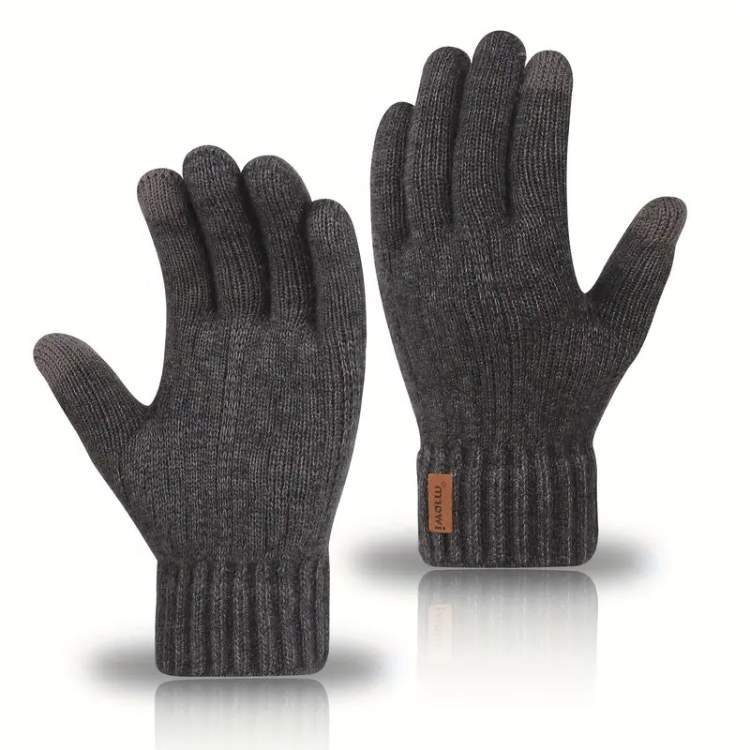 Stylish Alpaca Knit Gloves