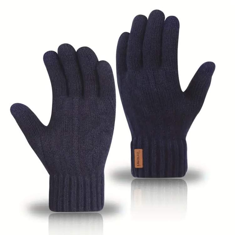 Stylish Alpaca Knit Gloves