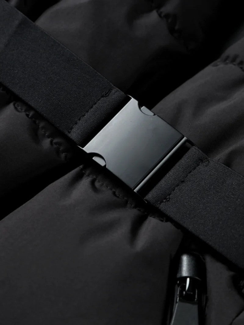 Women's Belted Insulated Puffer Jacket